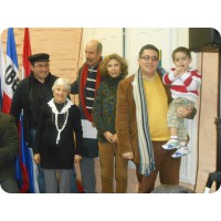 Los premiados junto a la integrante del Jurado Prof. Alicia Torres